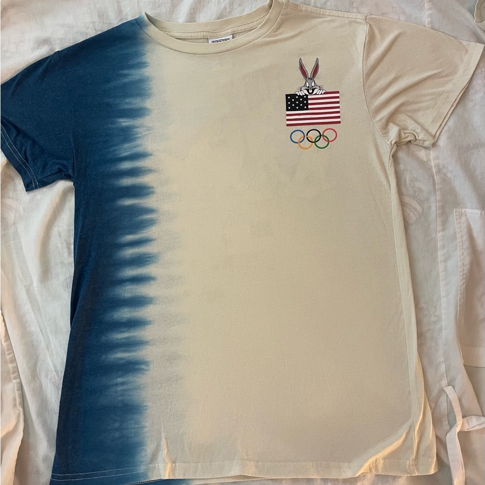 Warner Bros. Cream Looney Tunes T-Shirt Olympics